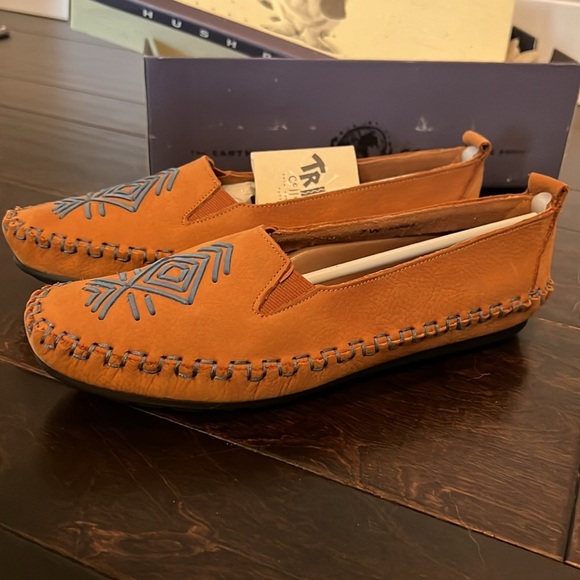 Hush Puppies tan suede loafer vintage NWT 7 - Picture 5 of 10